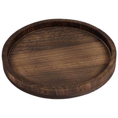 Round Wooden Serving Tray