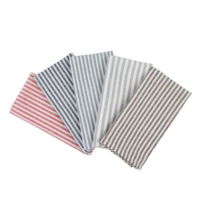 Striped Linen Table Runner