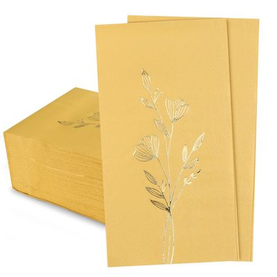 Gold Leaf Napkins