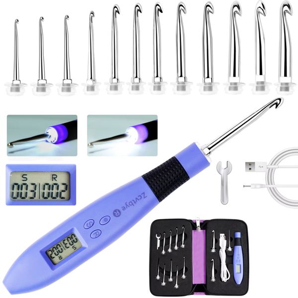 Light-Up Crochet Hooks