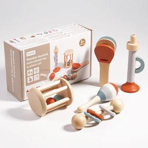 Wooden Bell Rattle